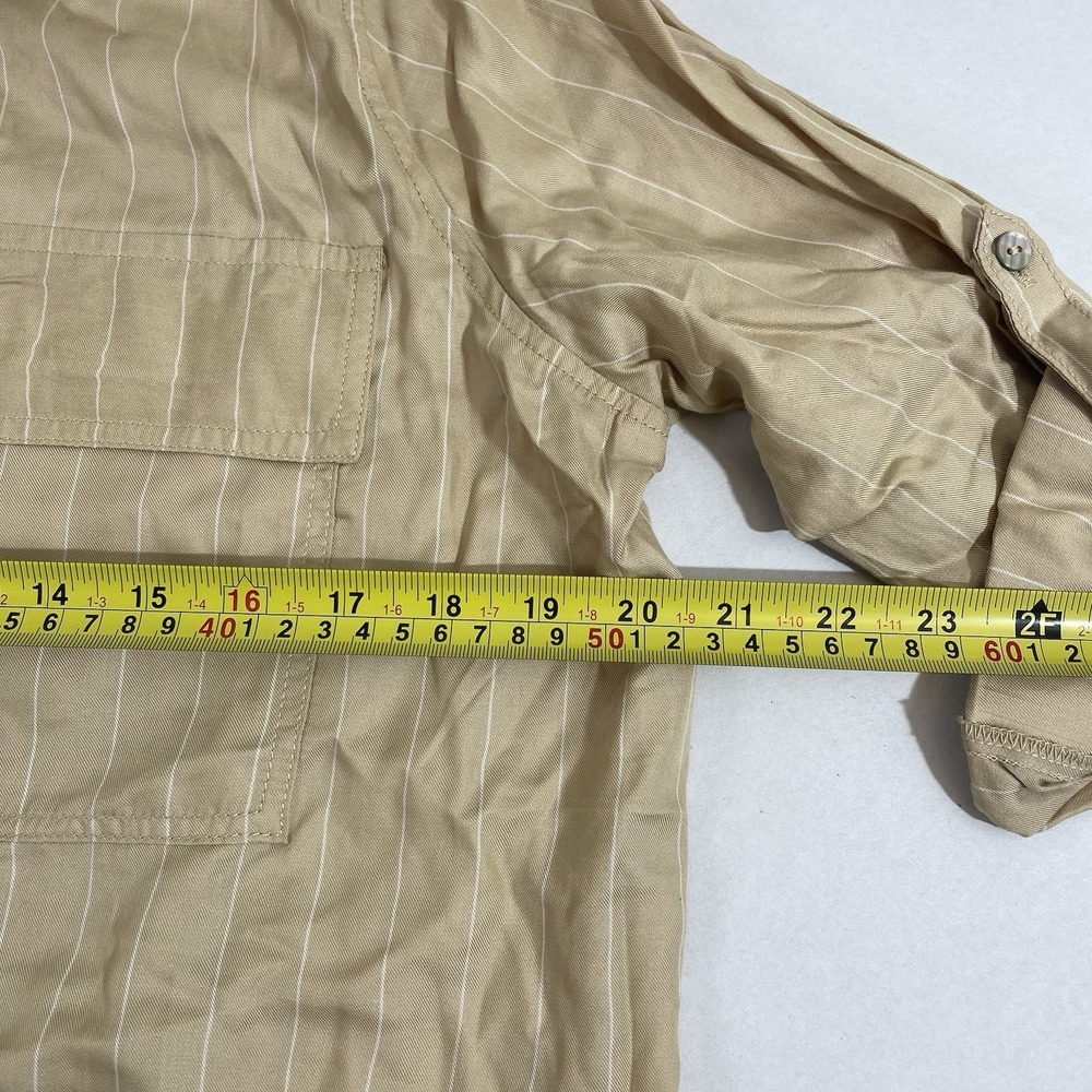 Women's Hester Orchard Long Sleeve Brown Top Size S Casual Shirt - Picture 9 of 9
